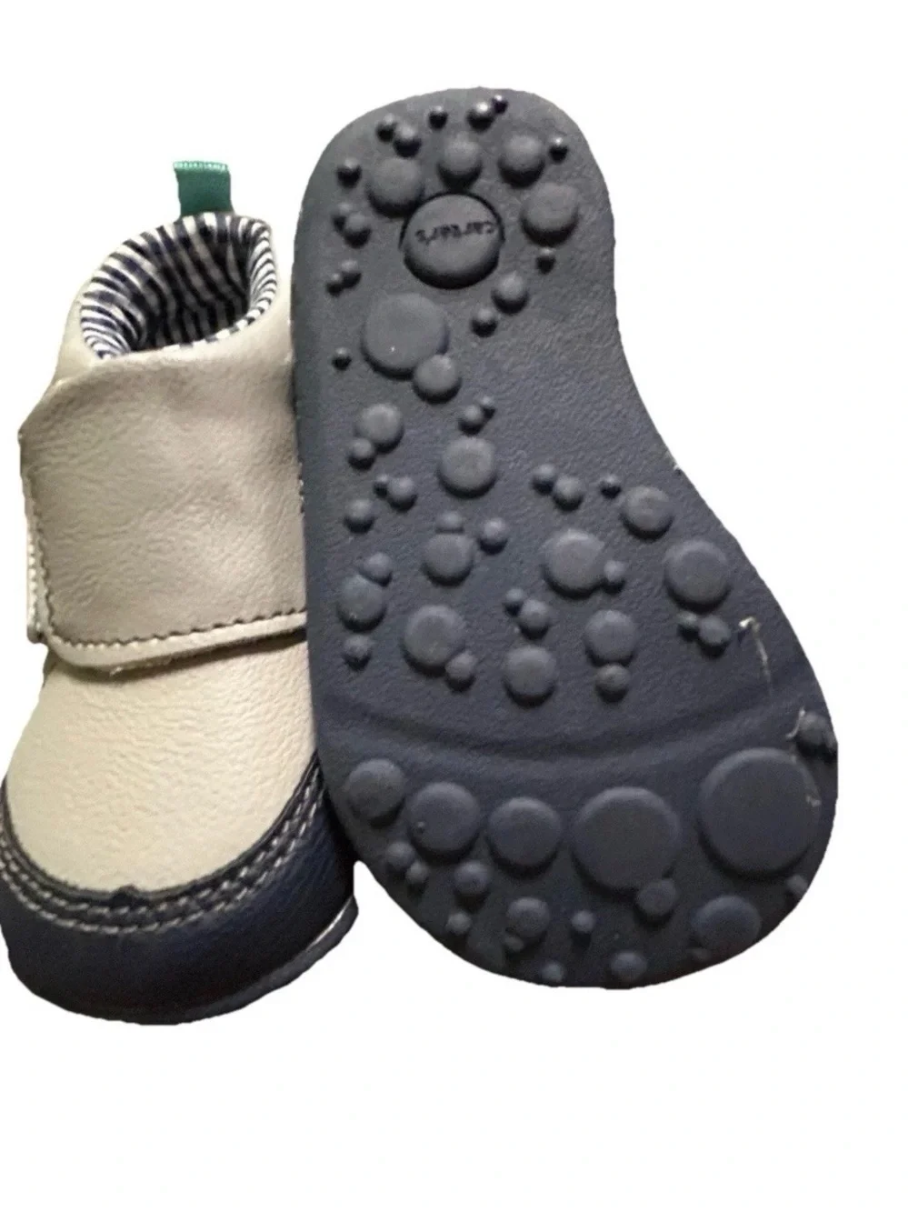NWT Toddler Carter’s Grey Sneakers Easy On & Off Size 4